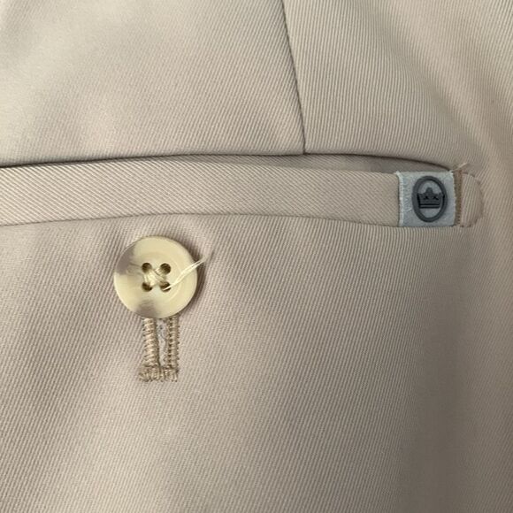Peter Millar Beige 100% Polyester Men’s Pants Size 40/32 - Picture 10 of 13
